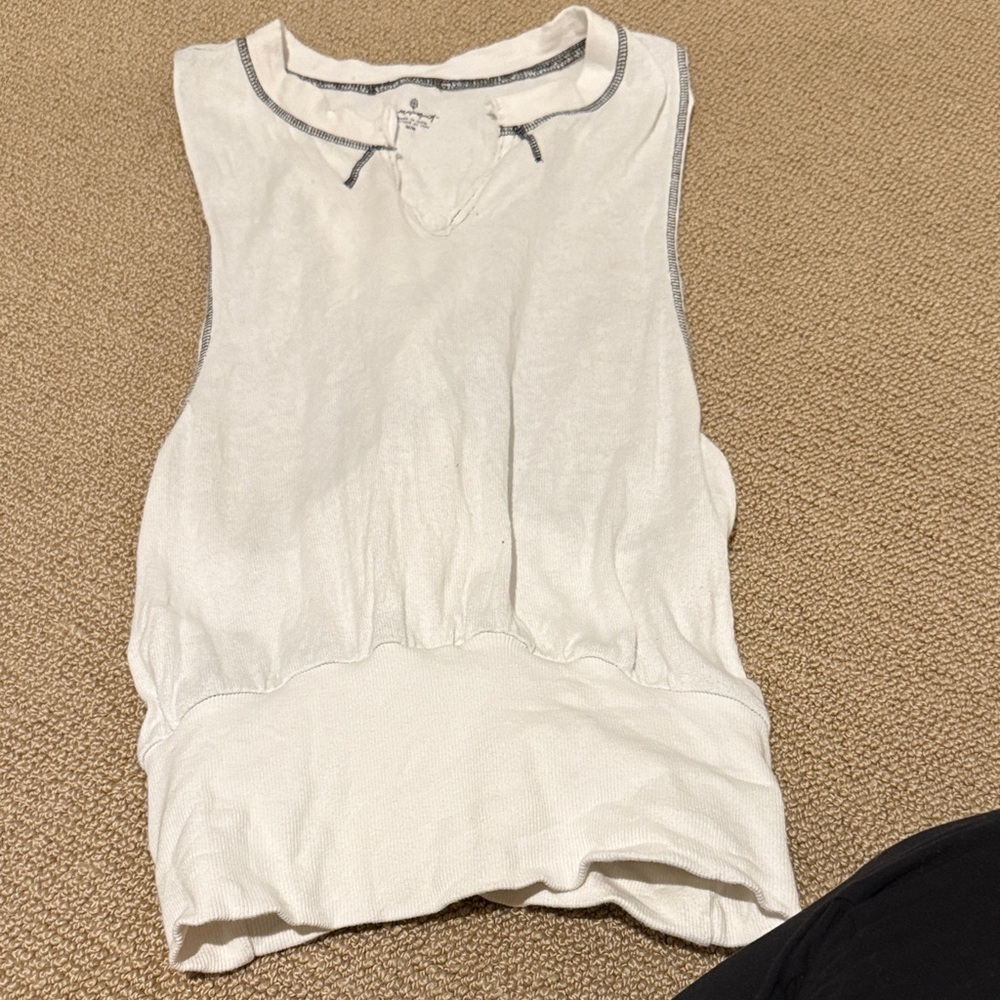 Chic Ivory Sleeveless Tank Top